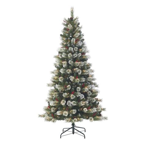 7.5 foot pre lit christmas tree|7.5ft lighted artificial christmas tree.